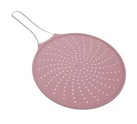 FIXOSHEE Silicone Oil Splatter Screen Pot Cover Non-Slip Frying Pan Lid Anti-Splash Mesh Guard for Cooking Safety Kitchen Tool Random Color