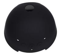 FIXOSHEE Silicone Protective Case for Small Smart Speaker, Full-Cover Anti-Fall Loudspeaker Sleeve, Wear-Resistant Black Silicone Cover for Outdoor Portable Voice Device