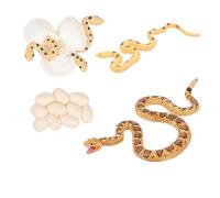 FIXOSHEE Simulation Snake Life Cycle Model for PVC Reptile Educational Kit Realistic Growth Display for Early Childhood Cognitive Learning and Nature Exploration
