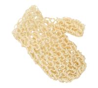 FIXOSHEE Sisal Bath Exfoliating Glove Natural Hemp Body Scrub Mitt Shower Washcloth for Women Deep Skin Peeling and Dead Skin Removal