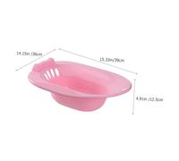 FIXOSHEE Sitz Bath Basin with Anti-Spill for Postpartum Care and Perineal Cleaning Suitable for Pregnant Women and Adults Smooth Easy-Clean Tub for Soothing Private Area Wash with Warm