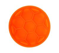 FIXOSHEE Slow Feeding Dog Bowl Skid Silicone Pet Lick Bowl for Small Dogs Cats Compact Design for Healthy Eating Fun Safe Feeding Experience Orange Color