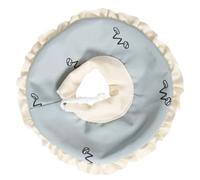 FIXOSHEE Small Pet Elizabethan Collar Blue Anti-bite Scarf Neck Protection for Cats Cobaya Flying Squirrels Soft Lightweight Washable Safety Collar for Scratch and Lick Prevention
