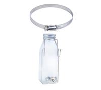 FIXOSHEE Small Pet Hanging Water Bottle for Rabbits and Hamsters Drinking Dispenser with Sturdy Mount Ring Practical Quiet Design for Cages