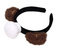 FIXOSHEE Soft Bear Ears Headband with Chef Hat Design Non-slip Elastic Hairband for Women and Adults Lightweight Spa Hair Hoop for Makeup Washing Face Cosplay Party and Daily Wear
