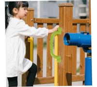 FIXOSHEE Solid Climbing Safety Handles UV Resistant Plastic Playground Grip Bars with Finger Grip for Outdoor Indoor Playsets Random Color Random Color
