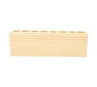 FIXOSHEE Solid Wood Lipstick Stand Delicate Household Lipstick Organizer Tall Desktop Cosmetic Holder Perfume Eyelash Storage Home Accessory