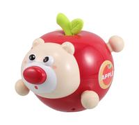 FIXOSHEE Soothing Tumbler Wobble for Hand Coordination Chewing Teething Stuff Rattles Wobble for Babies for Brain Development Funny Plastic