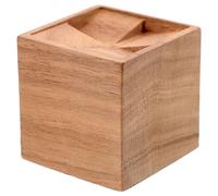 FIXOSHEE Square Black Walnut Aromatherapy Wood Diffuser with Essential Oil Absorption Natural Scent Spreader for Sleep Improvement Yoga Meditation and Home Office Use