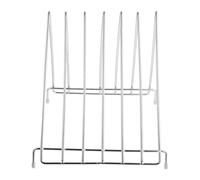 FIXOSHEE Stainless Steel Chopping Board Holder Thickened Drying Rack for Kitchen Storage Wear-resistant Multi-use Container with Corrosion Resistance and Easy Maintenance Silver Finish