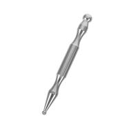 FIXOSHEE Stainless Steel Deep Tissue Massager Pen for Adults Compact Manual Finger Massage Tool with Trigger Portable Design with Stylish Bag for Muscle and Stress