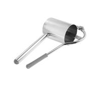 FIXOSHEE Stainless Steel Manual Noodle Maker with Ergonomic Grip Portable Kitchen Noodle Press Tool for Fresh Pasta Dough Pressing and Easy Operation