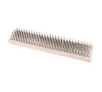 FIXOSHEE Steel Wire Brush for Patio Cleaning and Derusting Outdoor Moss Removal Garden Weeding Tool Heavy-duty Rust and Stain Scrubber for Roadside Cement and Courtyard Maintenance