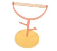 FIXOSHEE Tabletop Parrot Training Perch Stand Portable Bird Platform for Parakeets and Cockatiels Durable Plastic and Construction for Indoor Bird Training and Playtime