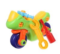 FIXOSHEE Take Apart Motorcycle for Colorful Educational Plastic Building Blocks Safe and Early Learning Vehicle Model for Boys and Enhances Reasoning and Fine Motor Skills Random Color