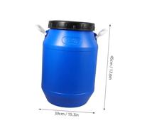FIXOSHEE Thick Food-grade Plastic Jug with Lid Large Storage Container for Fermenting Liquid Grain Dry Food Multipurpose Kitchen Powder Bin