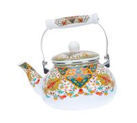 FIXOSHEE Thickened Enamel Kitchen Teapot for Stovetop Use Smooth Surface Water Pot for Home and Office Food Grade Tea Kettle Compatible with Gas and Induction Cookers