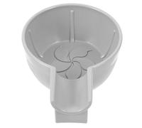 FIXOSHEE Thickened Plastic Shave Bowl with Large Capacity for Rich Foam Portable and Shaving Soap Container for Men Home Barber Shops and Salons Gray Anti-Fall Design