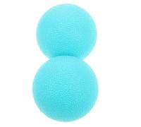 FIXOSHEE TPE Yoga Fascia Balls Versatile Self Massage Tool 1 Pair for Deep Muscle Relaxation and Trigger Point Therapy Light Green Manual Massage Balls for Legs and Back Relief