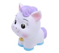 FIXOSHEE Unbreakable Chinese Zodiac Horse Coin Bank for Adults and White Lunar Year Money Saving Pot Cute Animal Figurine Desktop Decor for Cash Organization and Savings Motivation
