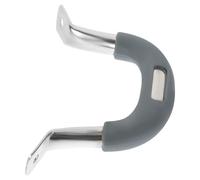 FIXOSHEE Universal Large Steam Pot Side Handle Replacement, Thickened Stainless Steel with Silicone Cover, Dual-Hole No-Scald Grip for Cooking Pots and Woks,