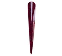 FIXOSHEE Vintage Acetate Duckbill Hairpin Clip for Ladies Chic Alligator Clamp in Glossy Wine Red Elegant Retro Hair Accessory for Styling Sectioning and Party Wear