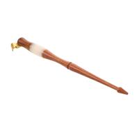 FIXOSHEE Vintage Dip Pen Holder with Round Floral Oblique Design Ergonomic Wooden Calligraphy Handle for Mapping and Comic Illustration Comfortable Grip for Beginners and Long Writing