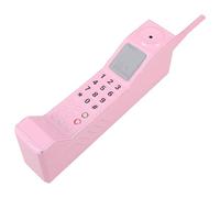 FIXOSHEE Vintage Retro Telephone Model Small European Handset Craft Iron Mobile Phone Sculpture for Home Office Bedroom Decoration Portable Stylish Prop with Delicate Lifelike Details