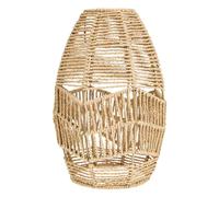 FIXOSHEE Vintage Rope Lampshade Ceiling Light Cover Creative Imitation Rattan Weave Pendant Lamp Shade for Home Shop Bar Warm Atmosphere Maker and Stylish Lighting Accessory