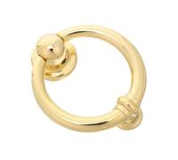 FIXOSHEE Vintage Zinc Alloy Door Knocker Ring Design for Front Door Security Exterior Hardware for Home Office and Hotel Entrances Weather-Resistant European Style Accessory