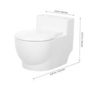 FIXOSHEE Wall-mounted Toilet Ashtray Outdoor Ashtrays Ash Holder Stainless Steel White
