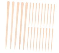 FIXOSHEE Wax Sticks Body Wax Wand 100Pcs Small Oval Wooden Applicators for Hair Removal and Waxing Women'S Facial Nose Eyebrow Spa Home Use