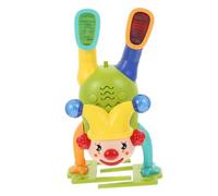 FIXOSHEE Wear-resistant Clown Shaped Music for Interactive Light-up Electric Circus Battery Operated Funny gift for for for for for for Safe Plastic Material Suitable for Boys and Play