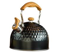 FIXOSHEE Whistling Stainless Steel Stove Top Kettle Large Capacity Heat Resistant Teakettle for Gas and Induction Cooker with Comfortable Handle and Wide Spout Household Water Boiler