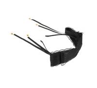 FIXOSHEE Wide Bow Hairband Lace Tassel Hairband Lightweight Delicate Appearance Elegant Style for Women and Girls Daily Wearing Christmas Edition