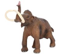 FIXOSHEE Wildlife Model Woolly Elephant Figure Prehistoric Creatures Simulation PVC Statue for Educational Playset and Collectible Animal Model