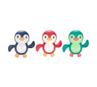 FIXOSHEE Wind-up Bath Toys for Boys and Girls 3pcs Floating Crawling Penguin Shower Plaything Colorful Baby Bath Toy Set for Toddlers Bathtime Fun