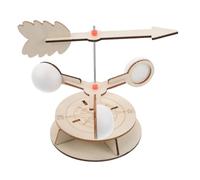 FIXOSHEE Wind Vane Science Kits DIY Experiments Science Kit Outdoor Education Weather Board DIY Assembly Wooden