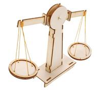 FIXOSHEE Wooden Balance Scale Educational for DIY Stem Early Learning Craft for Boys and Wooden Model to Teach Math Concepts and Brain Exercise