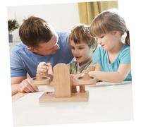 FIXOSHEE Wooden Balance Scale for Educational Plaything Montessori Math Learning Aid Develops Hand Eye Coordination Creativity and Cognitive Skills Smooth Surface Safe Design
