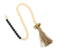 FIXOSHEE Wooden Beads Dog Door Bell Training Bell Loud Sound Convenient Hanging Installation Rustic Home Decor for Potty Training