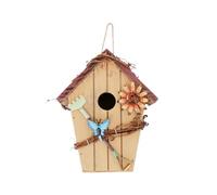 FIXOSHEE Wooden Bird House Decoration Decorative Bird Houses Birdhouses Rustic Home Decoration Rural Rustic Decor Outdoor for Home Outdoor Ornaments