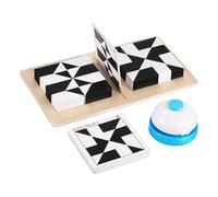 FIXOSHEE Wooden Brain Teaser Sturdy Beech Wood Construction Easy Assembly Mind Game for Adults for Social Play and Cognitive Skills Development