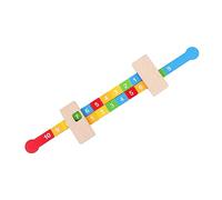 FIXOSHEE Wooden Digital Ruler for Math Learning Educational Addition and Subtraction Training Aid Reusable Arithmetic Tool for Early Intelligence Development
