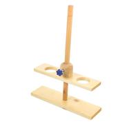 FIXOSHEE Wooden Funnel Stand Laboratory Experimental Apparatus Support for Science Teaching Practical Use with Stable Base and Material Random Color