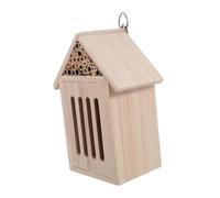 FIXOSHEE Wooden Insect Hotel for Butterfly Nesting Box Bugs Shelter for Ladybugs Bees Easy to Install Outdoor Habitat