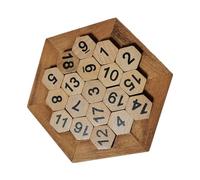 FIXOSHEE Wooden Puzzle Board for Early Education Cognition Smooth Surface Jigsaw Puzzle Hands Ability and Brain Development Portable Cognitive Learning Game