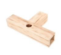 FIXOSHEE Wooden Shaped Hamster Tunnel Hideout Bite Resistant Small Pet for Dwarf Hamsters and Guinea Pigs Comfortable Play and Exercise Shelter for Gerbils Mice and Small Animals