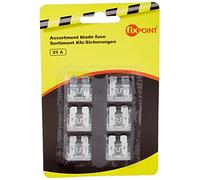 Fixpoint 20385 Car blade fuse assortment; 6 pcs. - 25 A; 19.1 x 5.1 x 18.5 mm