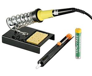 Fixpoint 51213 Four-Part Lead-Free Soldering Set, Black